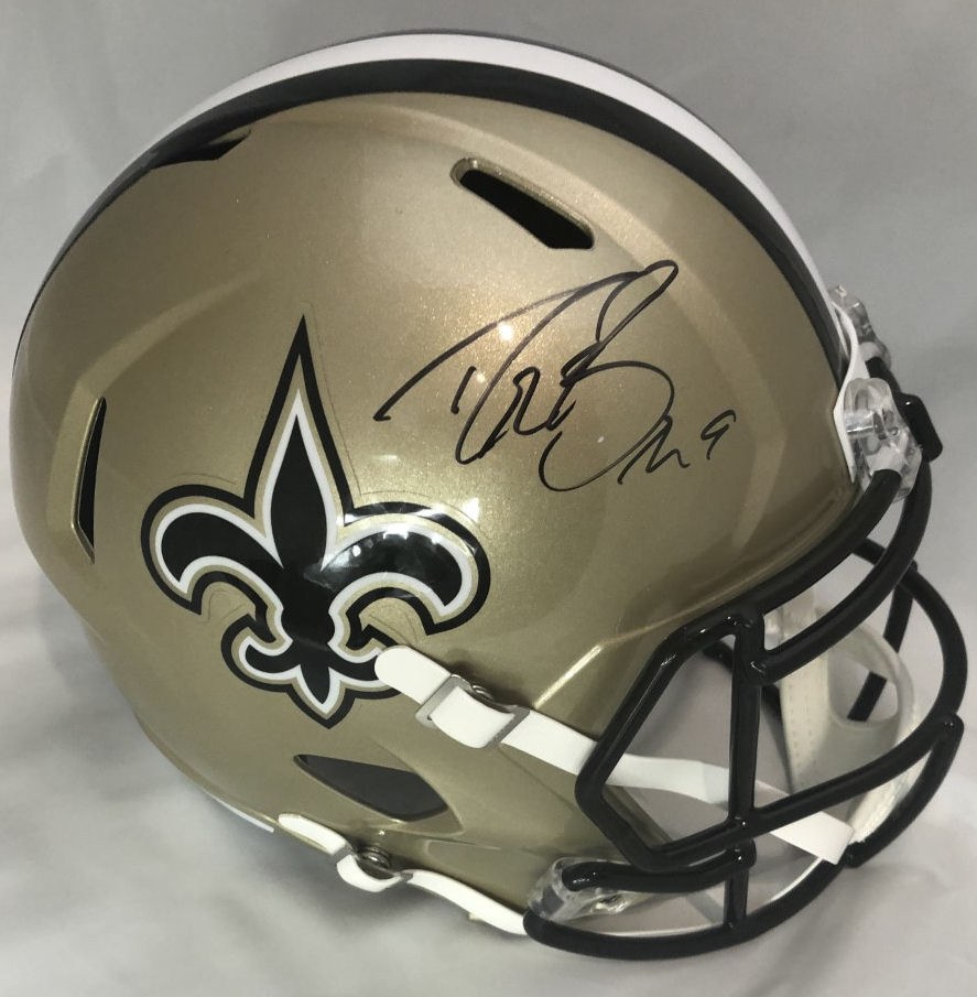 Full size hot sale saints helmet